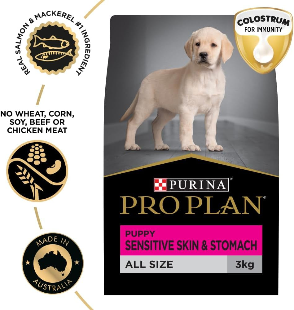 PRO PLAN Puppy Dry Dog Food Salmon and Mackerel 3Kg